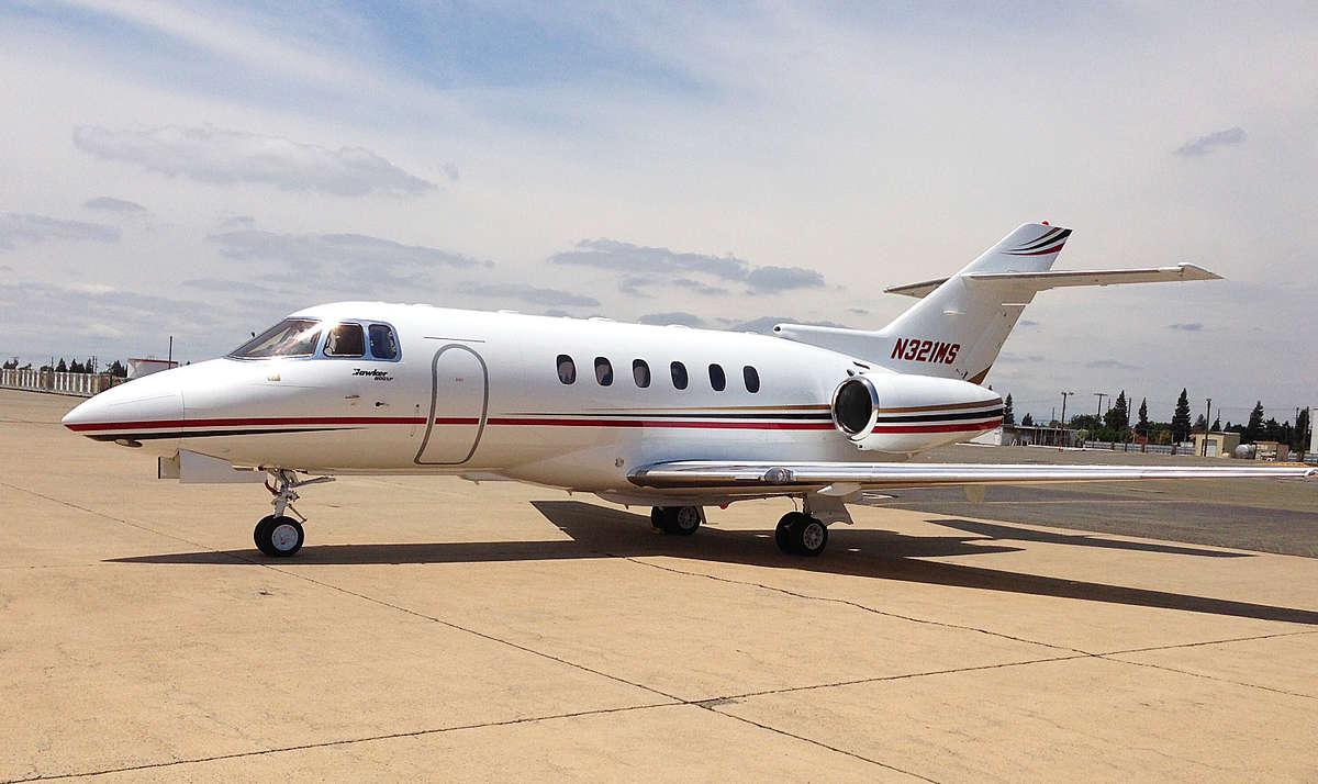 private jet exterior