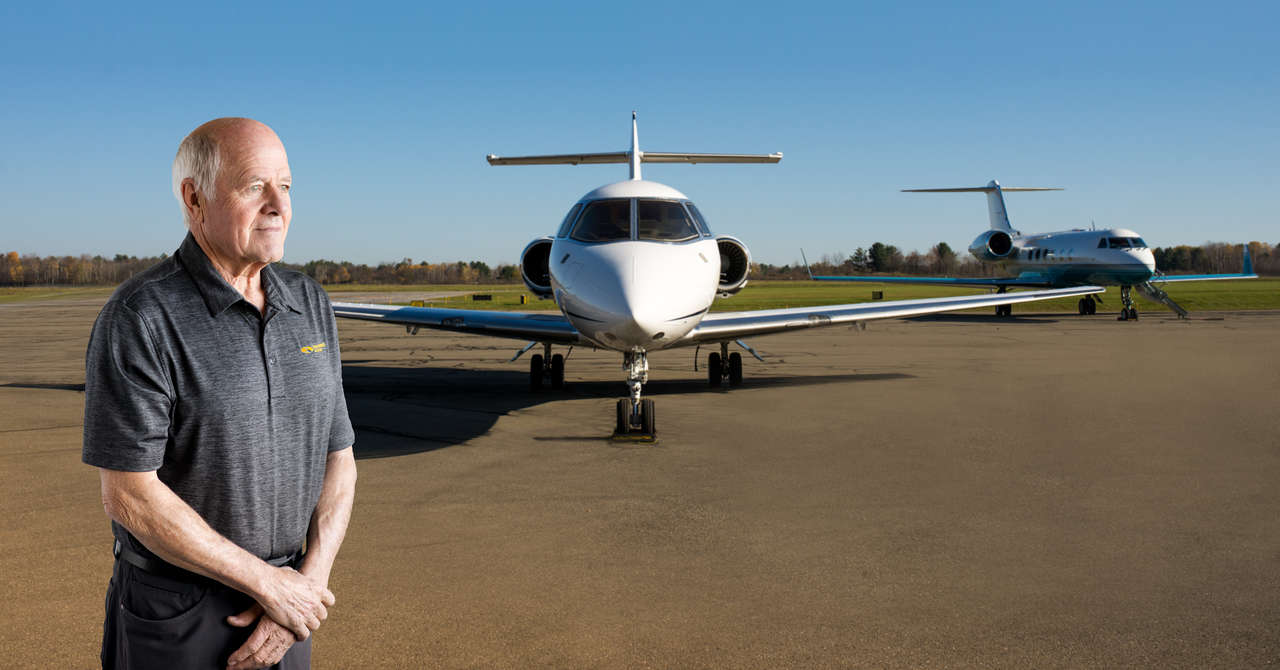 Roger Dennis with Flytac jets
